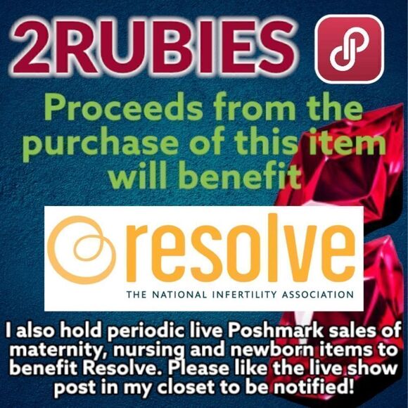 Tiffany Rose Anna Maternity Shift Dress Bronze Blue XL 14 16 New NWT Baby Shower - Picture 6 of 7